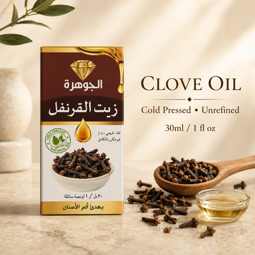 Clove Oil 30ml cold pressed and unrefined Al Johra