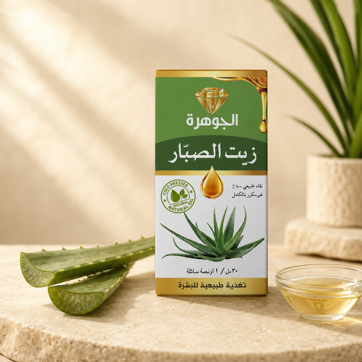 Al Johra Aloe Vera Oil 30ml – Natural Skin Conditioning Oil